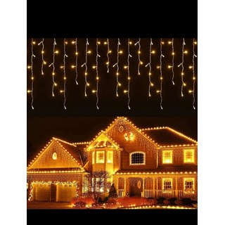 Serie Tipo Cascada De Luces Led 300 Luces Calidas Serie Tipo Cascada De Luces Led 300 Luces Calidas