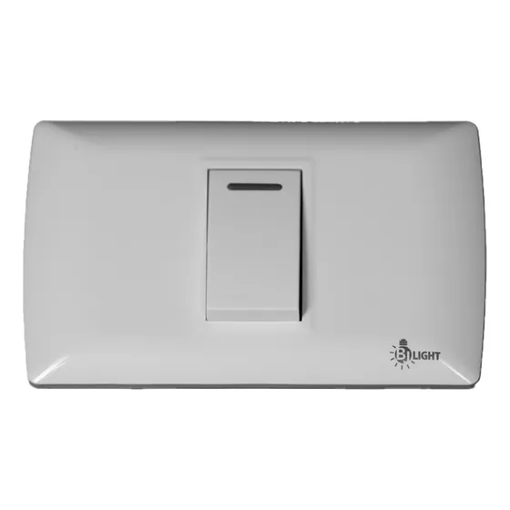 Interruptor Sencillo Blanco 24mm / Pack 2 Unidades 