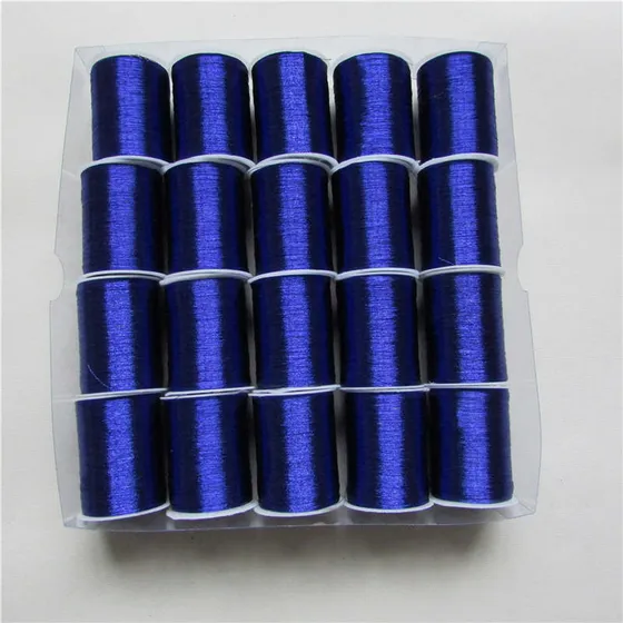 Hilo De Bordar De Color Metálico, Hilo De Coser Para Bricola