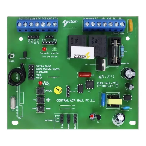 Placa Central Para Motor Rossi Turbo Compatível Com Kxh30fs 