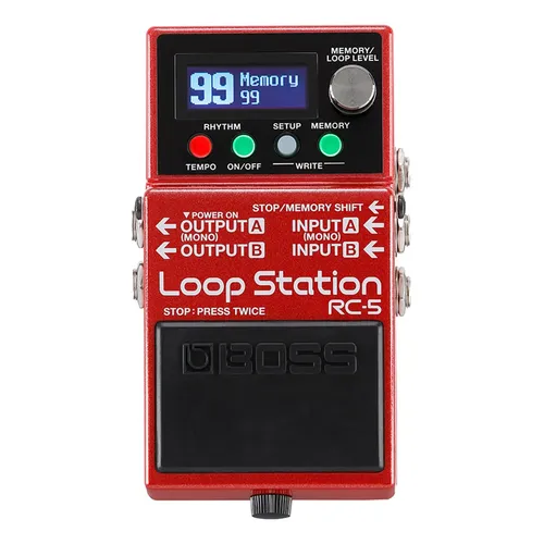 Pedal de efeito Boss RC Loop Station RC-30 vermelho | Parcelamento