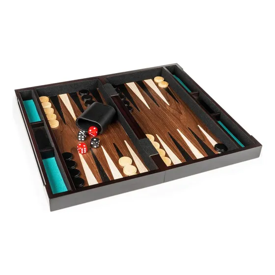 Legacy Deluxe Wooden Backgammon Classic Juego De Mesa Para 2