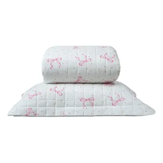Beatriz Baby Enxovais Kit Colcha Cobre Leito Solteiro 150 Fios 2 Peças Diversas P