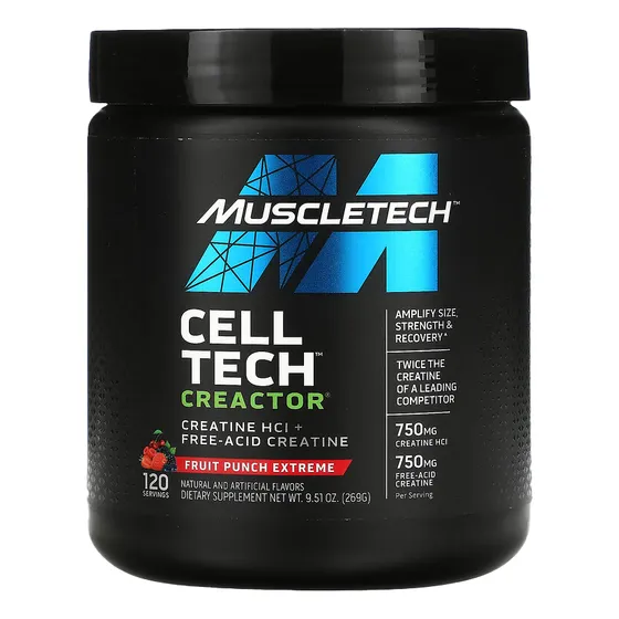 Muscletech Cell Tech Creactor 120 Servicios | Creatina Hcl