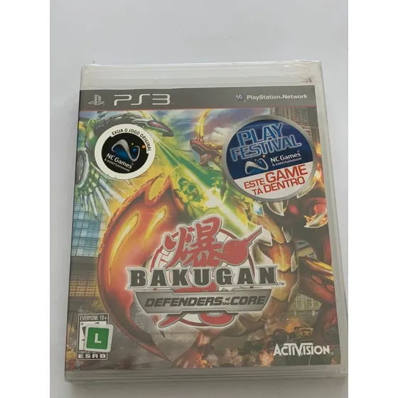 Jogo Bakugan - Defenders Core Ps3 - Mídia Fisica (novo)