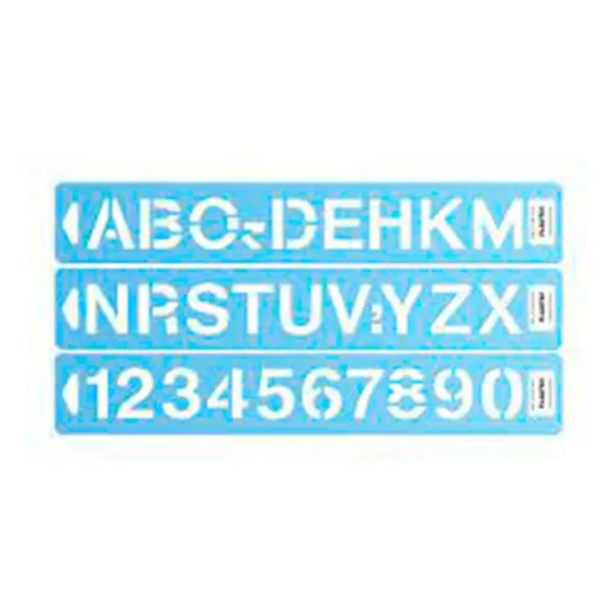 Letrografo Letras Y Números Plantec 30mm(2230)
