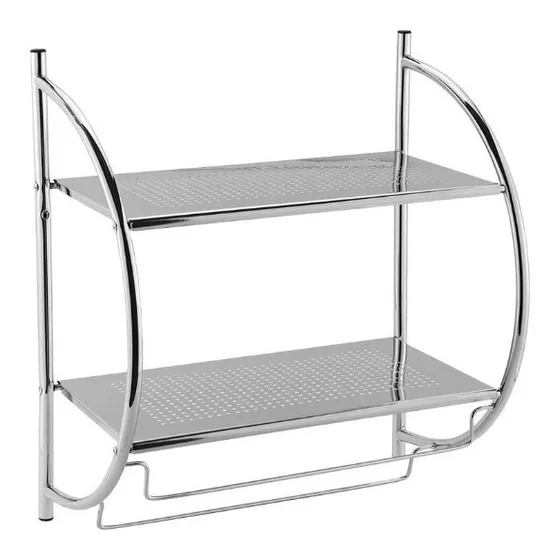 Repisa Organizador Toallero 2 Niveles Baño Aqua Nuova #e