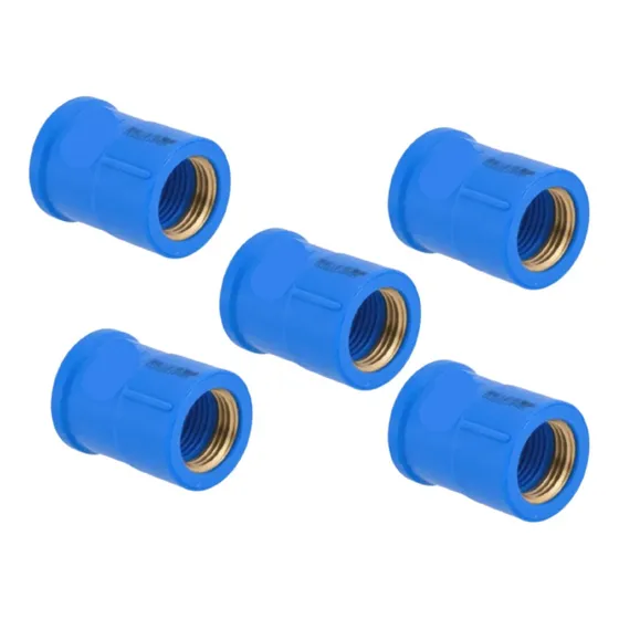 Kit 5 Adaptador Luva Azul 25mm X 20mm Lr 3/4 X 1/2 Fortlev