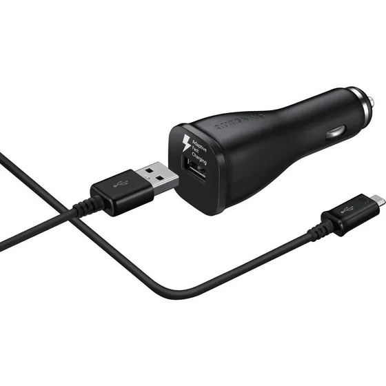 Cargador Auto Carga Rapida Micro Usb Samsung Original 