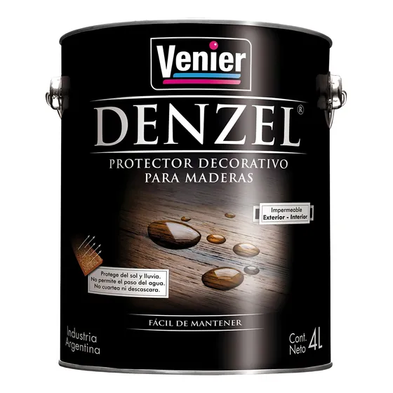 Venier Denzel Protector Para Maderas Satinado X 4 Color Cedro