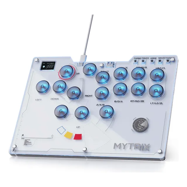 Mytrix Arcade Stick 16 Teclas Controlador Leverless