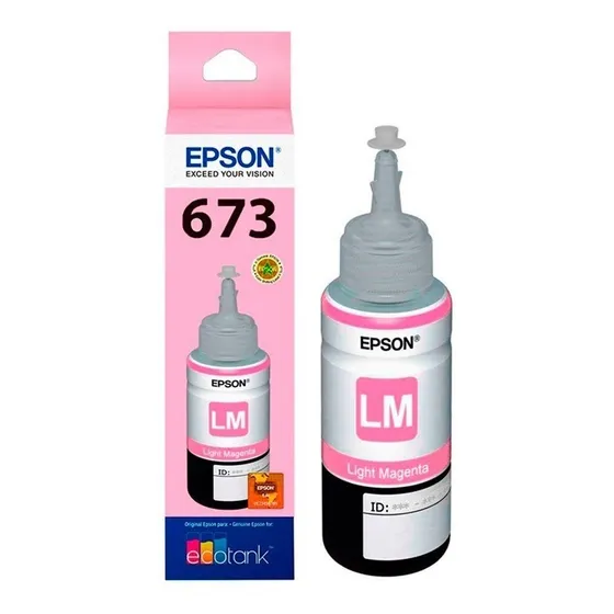 Botella Tinta Epson Original T673620 Magenta L800 L1800 L805