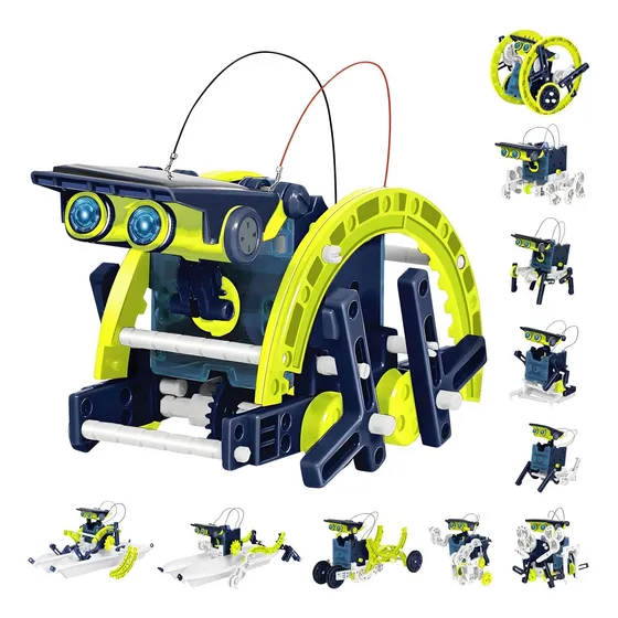 Kit Robot Solar Juguete Armar Educativo Robotica Construccio