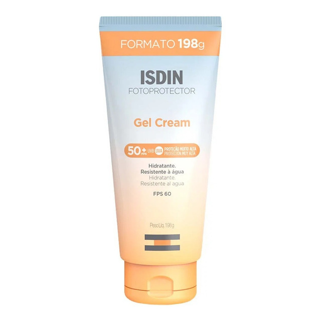 Protetor Solar Corporal Hidratante Gel Cream Fps 60 198g Isdin Protetor Solar Corporal Hidratante Gel Cream Fps 60 198g Isdin