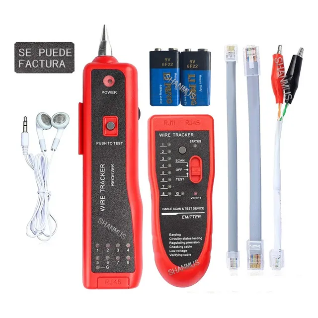 Tester Localizador De Cables Multifunción Seguidor Rj45 Rj11