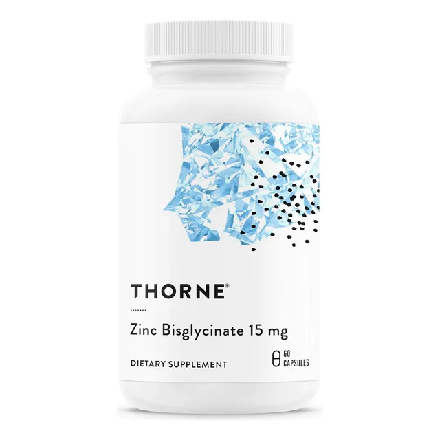 Bisglicinato De Zinc 15 Mg 60 Cápsulas