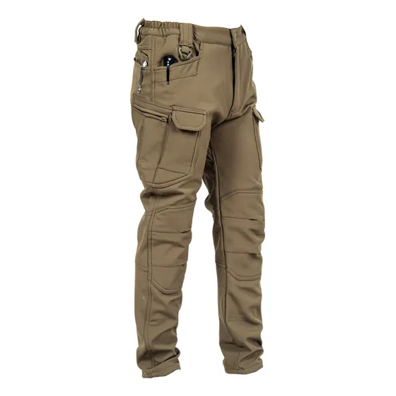 Pantalones Informales De Forro Polar Y Senderismo Acolchados