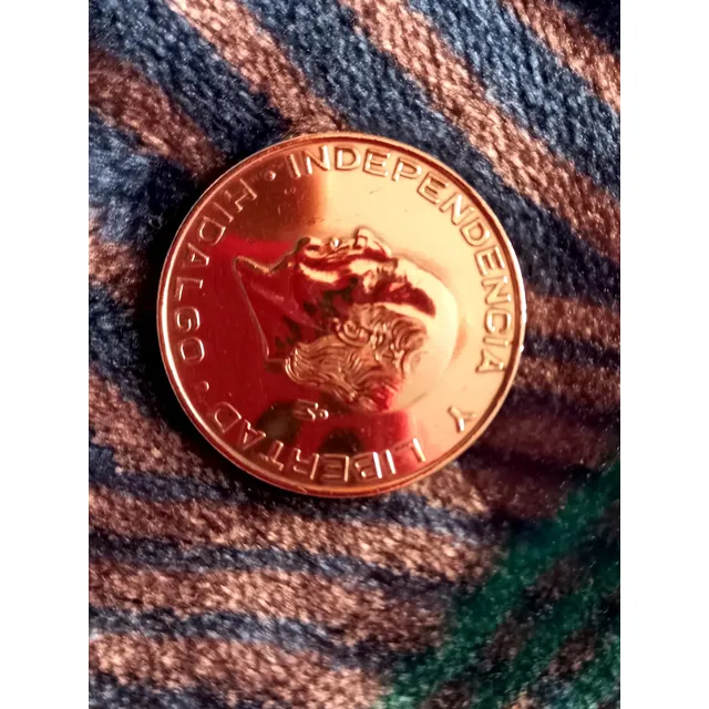Moneda De Plata De Hidalgo De  1957 ,5 Pesos