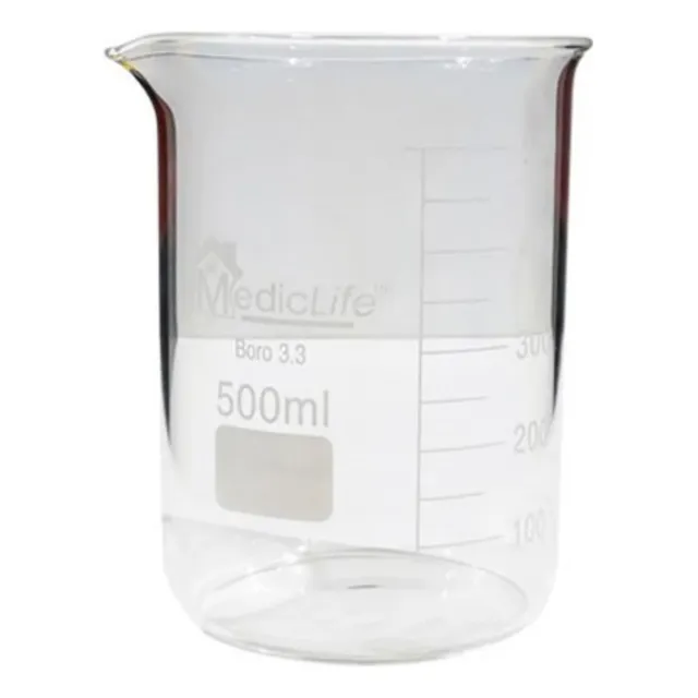 Vaso De Precipitacion Vidrio Pirex 500 Ml