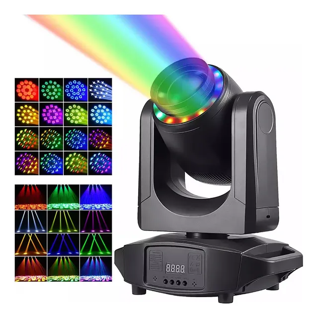 Cabeza Movil Dj Led 150w Luces De Escenario Cabeza Robotica Gobos Multicolor