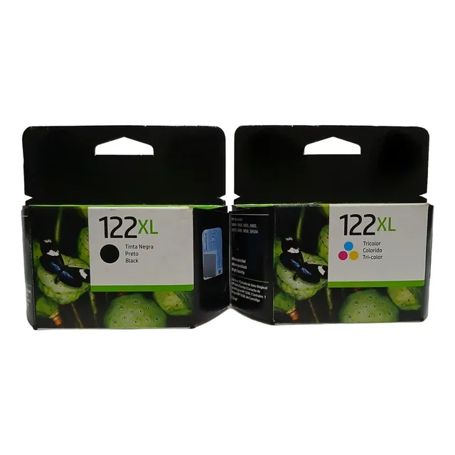 Pack Cartuchos De Tinta Hp 122xl 1 Negro Y 1 Tricolor Ch563h