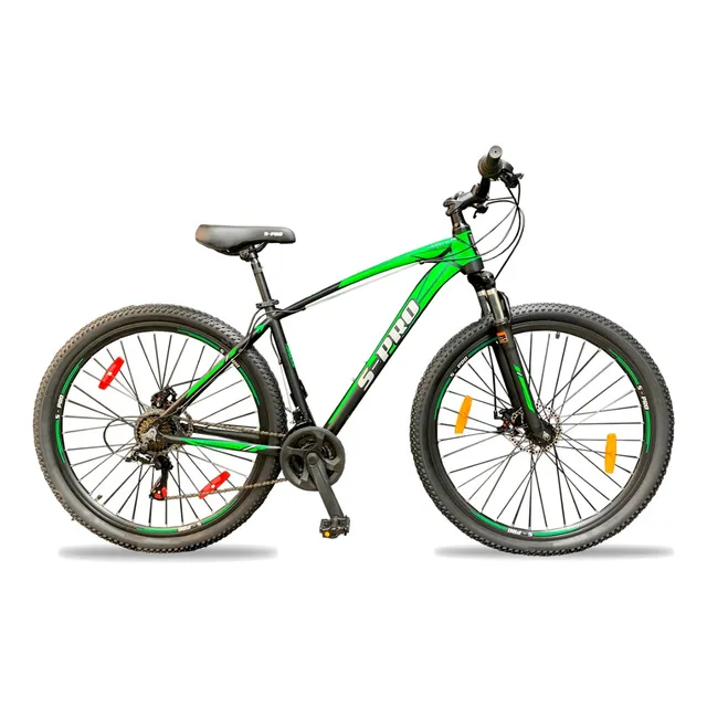 Bicicleta Aluminio S-pro Zero3 Rodado 29 Bk Green De Montaña