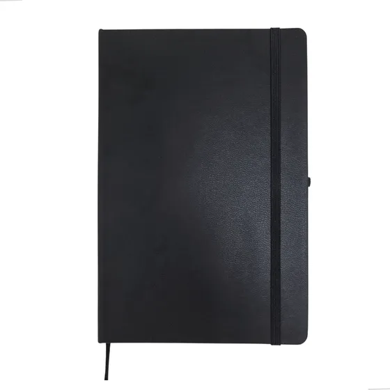 Caderneta Anotação A5 Executiva Tipo Moleskine Couro Sint.