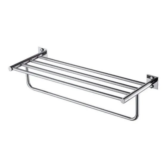 Repisa De Pared Para Baño C/ Toallero 60cm
