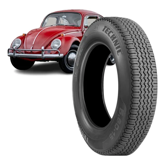 Pneu Technic Aro 15 5.60-15 79p T-300 6 Lonas Vw Fusca
