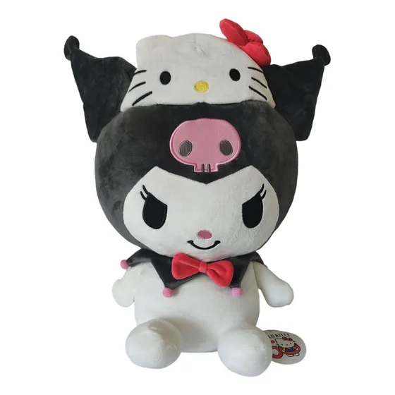 Peluche Grande De Kuromi 45cm Hello Kitty Aniversario Sanrio