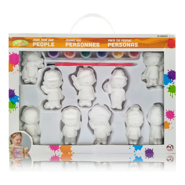 Ceramica Figuras En Yeso Kit De Pintura Para Niños Y Adultos