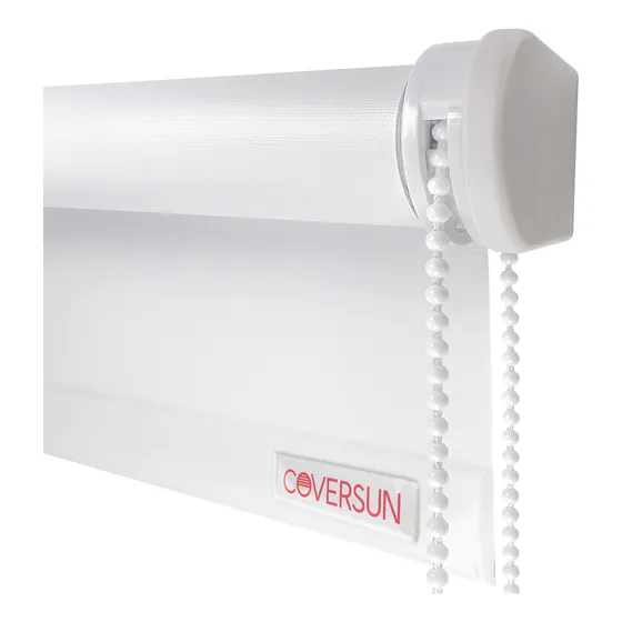 Cortina Roller Blackout 165 Ancho X 160 Alto Coversun Blanco