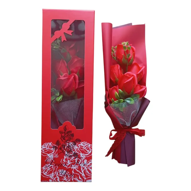 Rosas Eternas Rojas Ramo De Rosas 6 Unidades