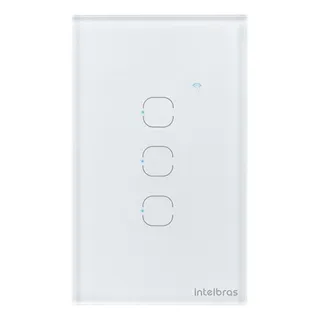 Interruptor Smart Touch Wi-fi 3 Teclas Ews 1003 Intelbras Branco Interruptor Smart Touch Wi-fi 3 Teclas Ews 1003 Intelbras Branco