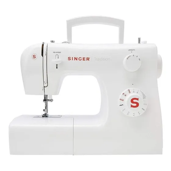 Mini máquina de coser recta Singer Tradition 2250 portable color blanco 110V