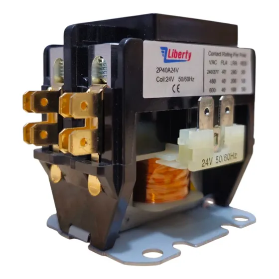 Contactor 2 Polos 40amp Bobina 24v
