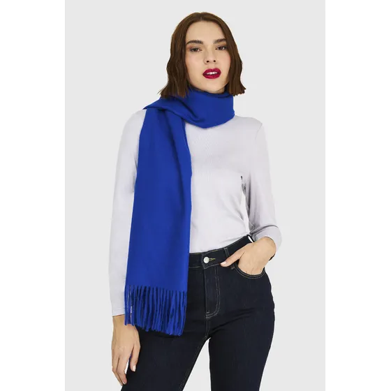 Bufanda Gruesa Azul Eléctrico Nicopoly Talla U