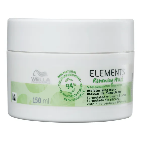 Máscara De Brilho e Condicionamento Intenso Elements Renewing 150ml Wella Professionals