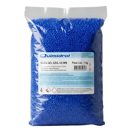 Silica Gel Azul 1kg Anti Umididade Dessecante