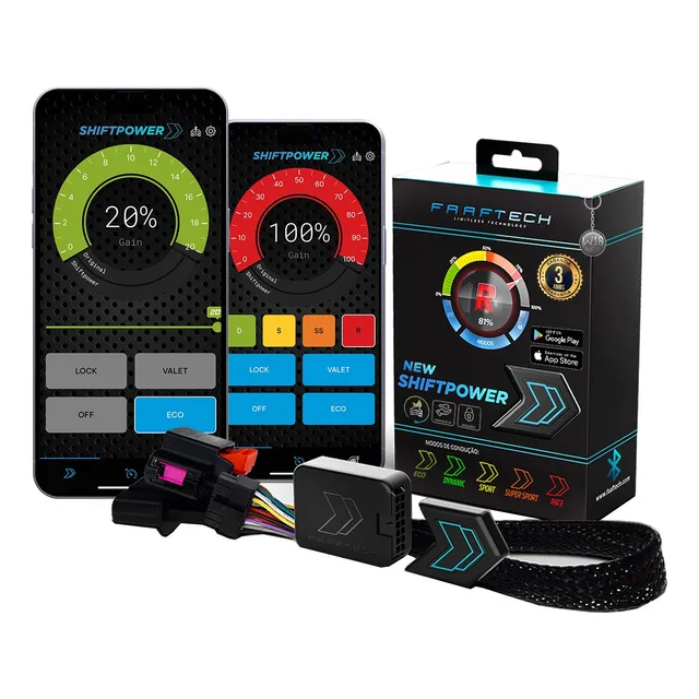 Modulo Chip Gas Pedal New Shiftpower 6.5 Eco Bluetooth App