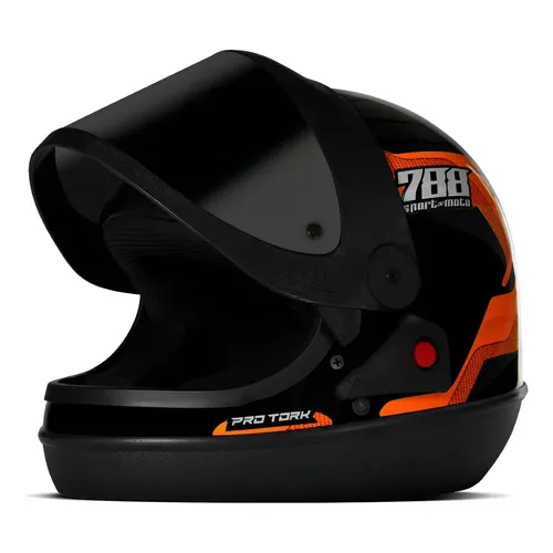 その他 proactiv Capacete Integral Protork Sport Moto 788 Sanmarino Vis Fume Cor