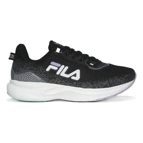 Fila Zapatillas - Outfield Negro Lila Verde