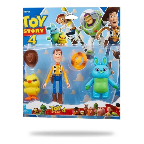 Set De 4 Figuras Toy Story – Woody, Buzz, Jessie Y Perdigón De 10 Cm, Pintadas A Mano Y Sin PVC, Ideales Para Jugar Y Decorar