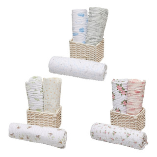 Cueiro Soft Swaddle Bamboo Mami Com 3 Unidades 120cm X 120cm Cueiro Soft Swaddle Bamboo Mami Com 3 Unidades 120cm X 120cm