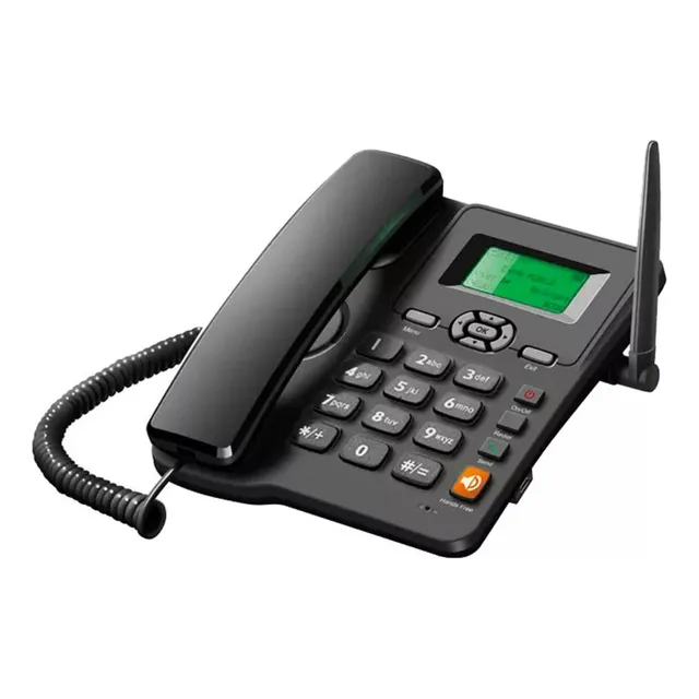 Teléfono Fijo De Escritorio Inalámbrico Dual Sim Gsm Fwp 658
