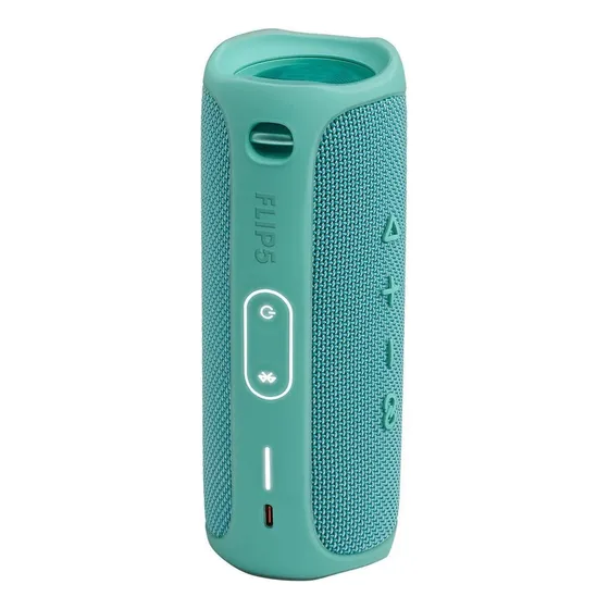 Alto-falante JBL Flip 5 portátil com bluetooth waterproof teal