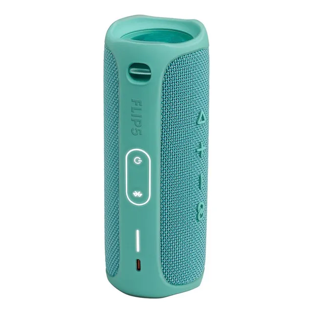Parlante JBL Flip 5 portátil con bluetooth waterproof teal