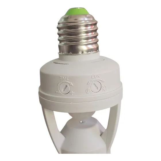 Sensor De Movimiento Roseta Techo 360° Bombillo E27 Led 60w