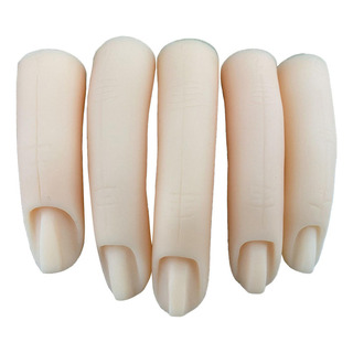 Aa 5 Piezas De Silicona Práctica Manicura S Falsos Aa 5 Piezas De Silicona Práctica Manicura S Falsos