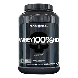 Whey 100% Hd Black Skull - 900g (wpc, Wpi E Wph) Caveira Pre Sabor Chocolate Whey 100% Hd Black Skull - 900g (wpc, Wpi E Wph) Caveira Pre Sabor Chocolate